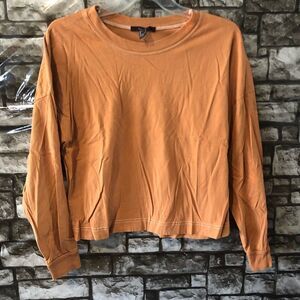 Forever 21 Cropped Long Sleeve Top Size Small